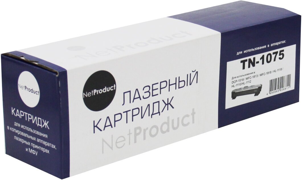 Netproduct Картридж TN-1075 для Brother HL-1010R/1112R/DCP-1510R/MFC-1810R N-TN-1075