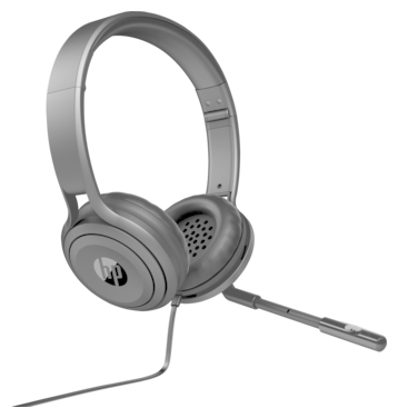 Компьютерная гарнитура HP USB Headset 500,серый