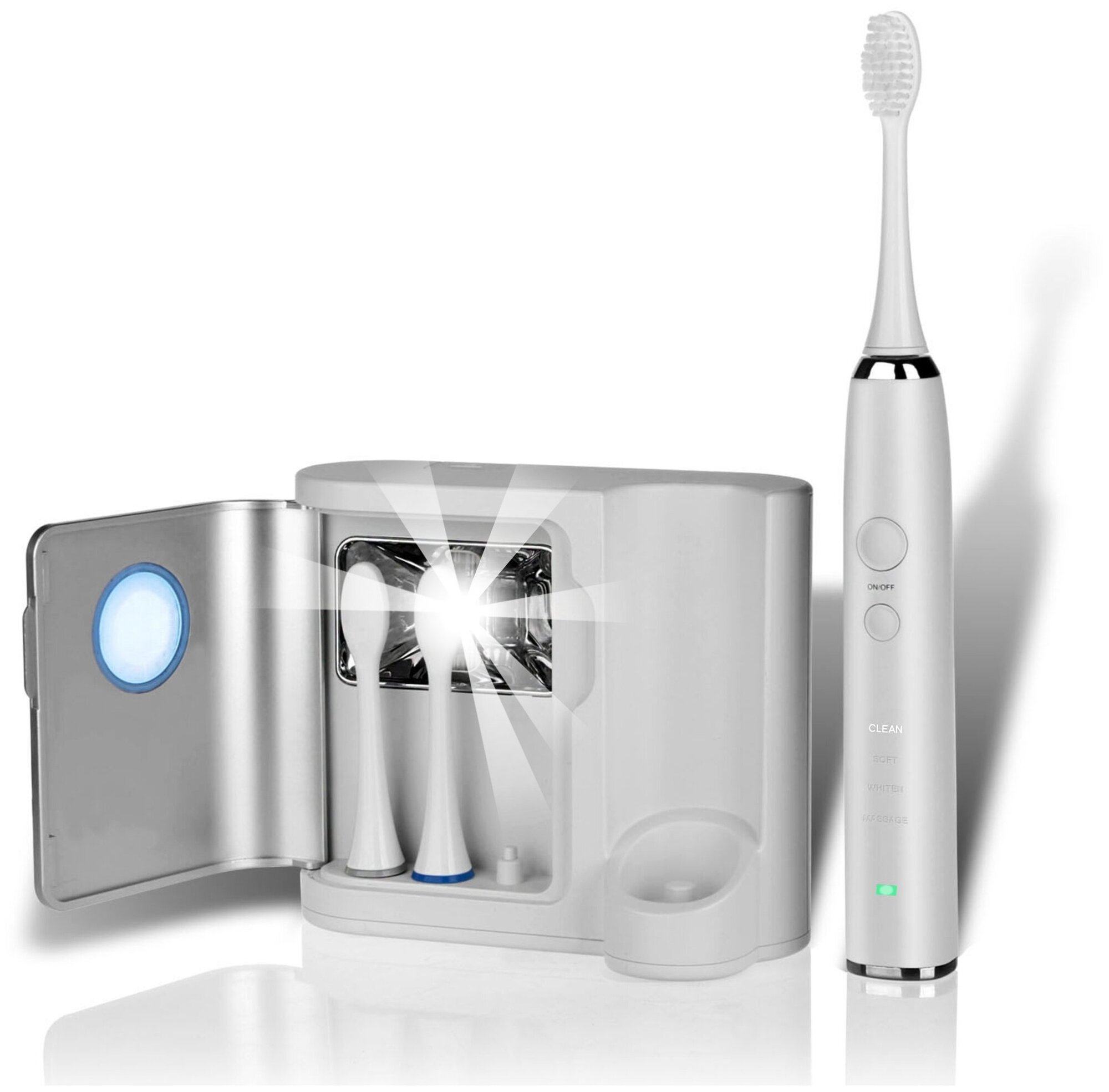 Зубная щетка электрическая Donfeel HSD-010 White HSD-010_К1Б - фото №2