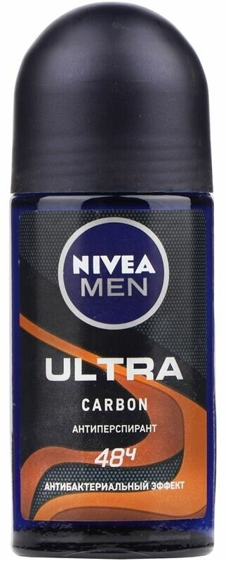 Антиперспирант Nivea Men Ultra Carbon ролик мужской