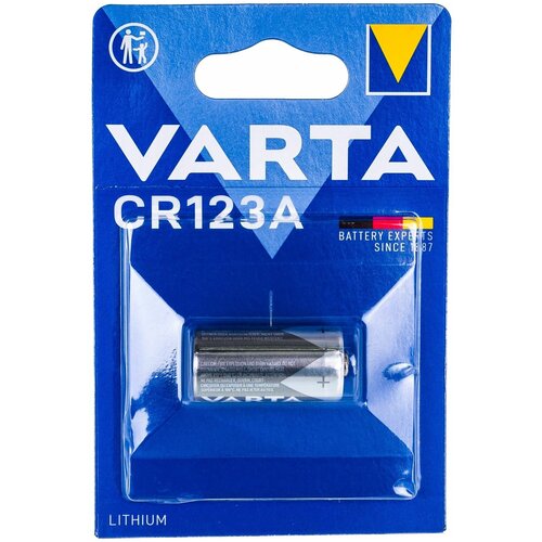 Батарейка для фото VARTA CR123A BL-1