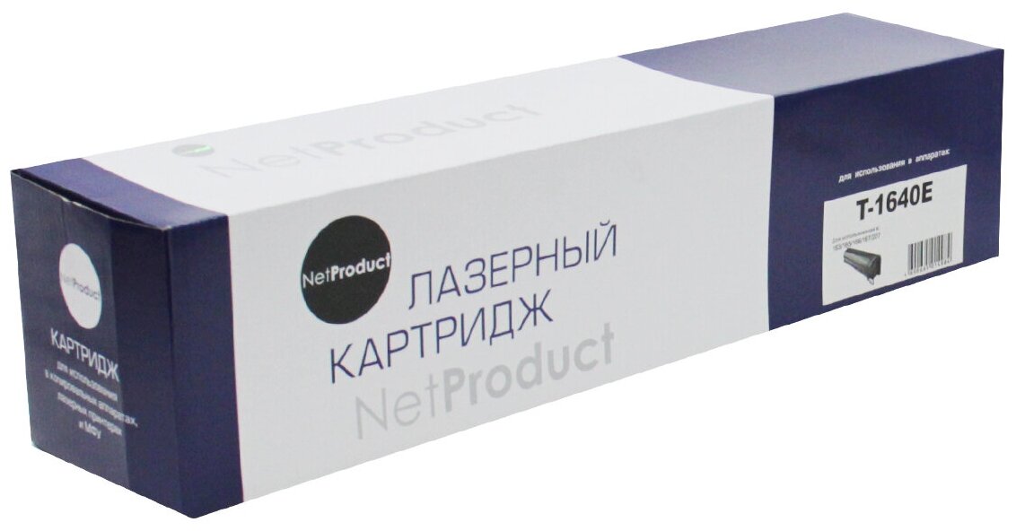 Тонер-картридж NetProduct (N-T-1640E) для Toshiba e-Studio 163/165/166/167, туба, 24K