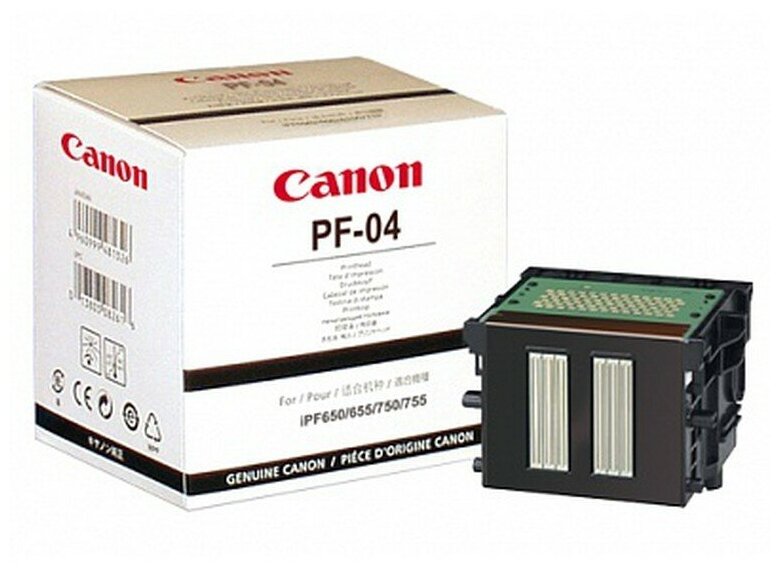 Печатающая головка Canon PF-04 (3630B001), черный, для струйного принтера, оригинал - фотография № 8