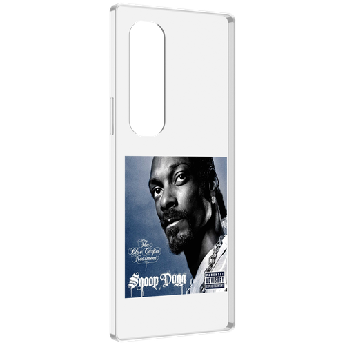 Чехол MyPads Snoop Dogg THA BLUE CARPET TREATMENT для Samsung Galaxy Z Fold 4 (SM-F936) задняя-панель-накладка-бампер чехол mypads snoop dogg ego trippin’ для samsung galaxy z fold 4 sm f936 задняя панель накладка бампер