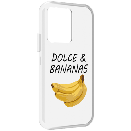 Чехол MyPads Dolce Дольче банан для Vivo iQOO 10 задняя-панель-накладка-бампер чехол mypads голый банан для vivo iqoo 10 pro задняя панель накладка бампер