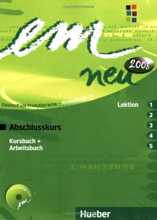 Em neu 2008 Abschlusskurs Kursbuch + Arbeitsbuch, Lektion 1-5 mit Arbeitsbuch-Audio-CD