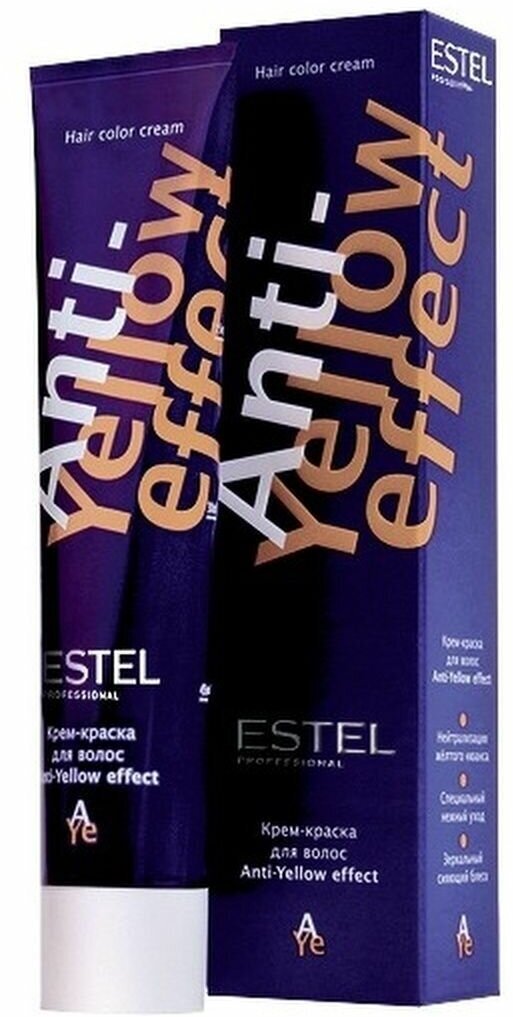 ESTEL Anti-Yellow краска-гель для волос, AY/6 фиолетовый нюанс, 60 мл
