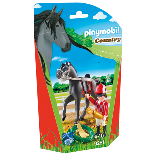 фото Набор с элементами конструктора playmobil country 9261 жокей