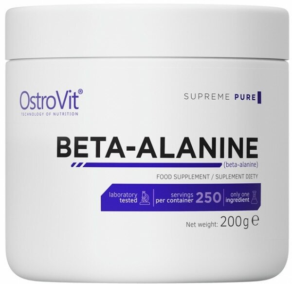 Ostrovit, Beta-Alanine 200 g supreme (Натуральный без вкуса)