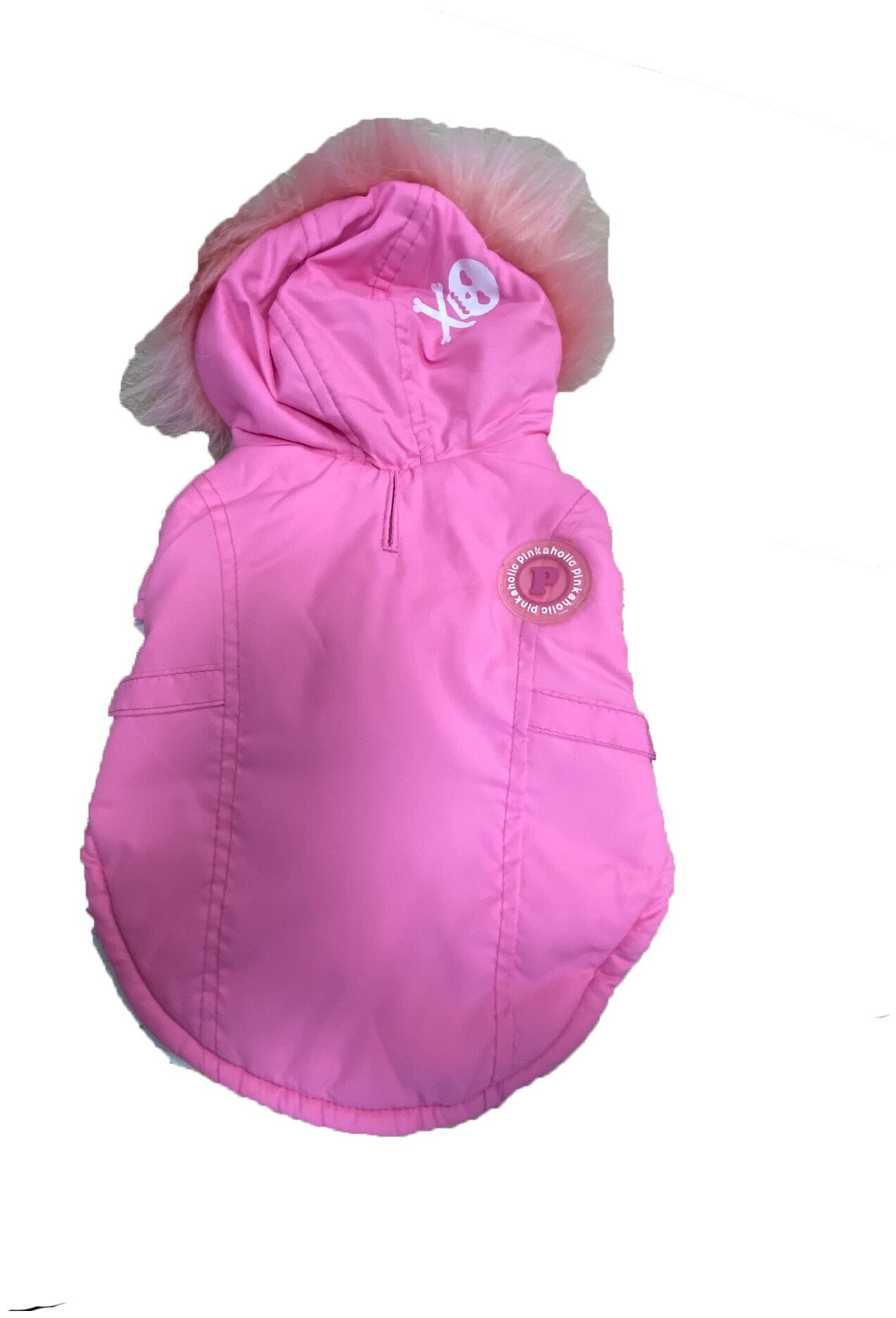 Pinkaholic куртка м розовая мех