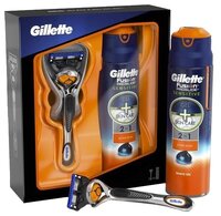 Набор Gillette гель для бритья ProGlide Active Sport Sensitive 170 мл, бритва Fusion ProGlide сменны