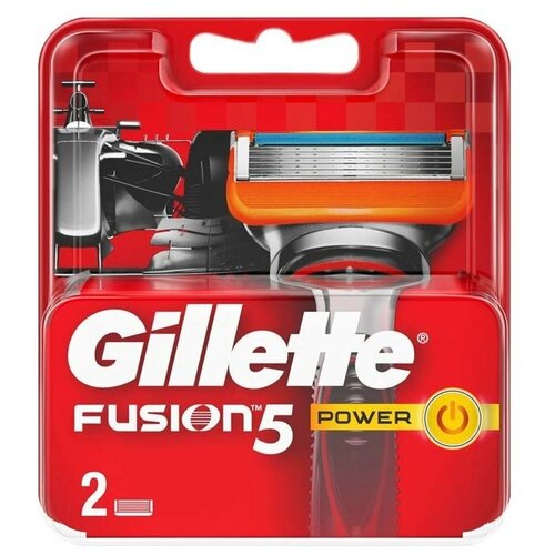 Сменная кассета GILLETTE Fusion Power 2 шт сменная кассета gillette fusion 4 шт