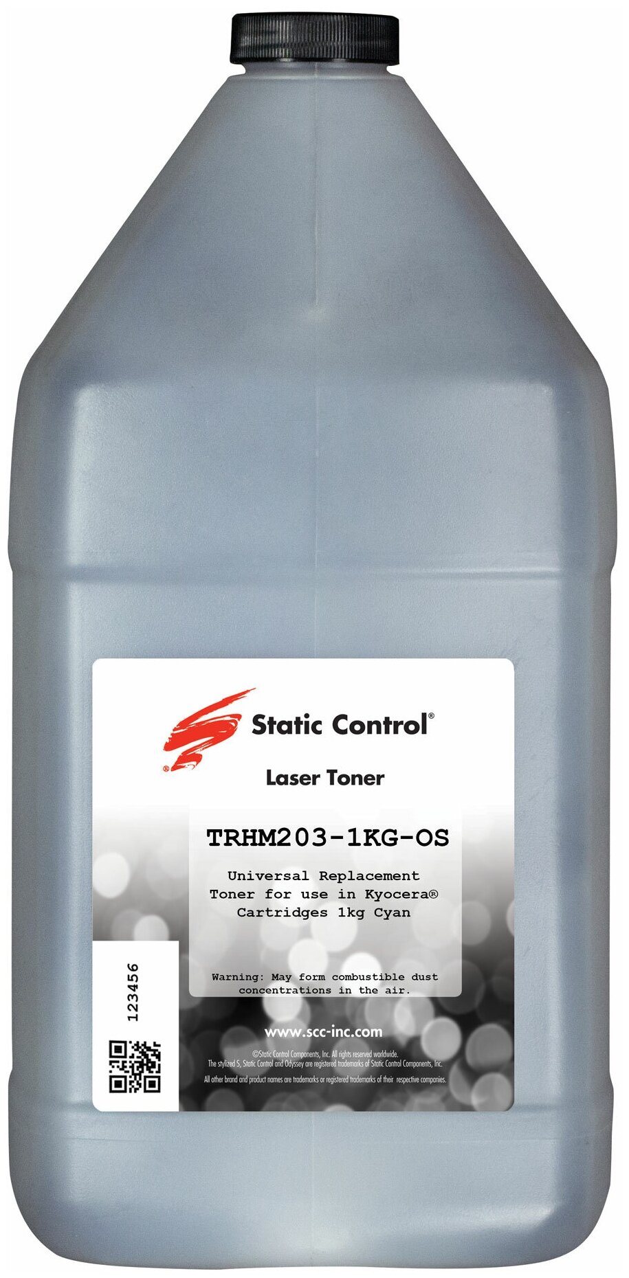 Тонер для картриджей CF230X, Can051H (фл.1кг) (Static Control)