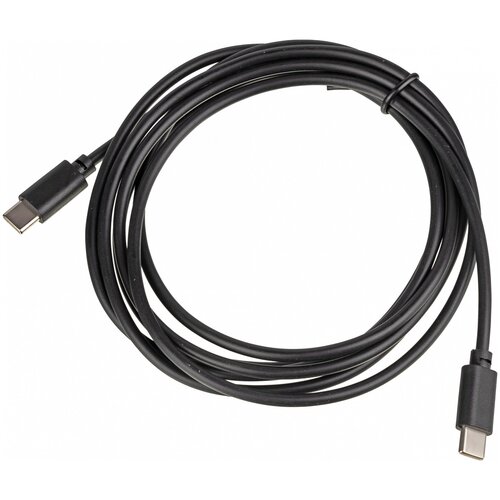 Кабель USB Type-C (m)-USB Type-C (m) 2м черный кабель buro bu usb ac 2m 60w usb m usb type c m 2м черный