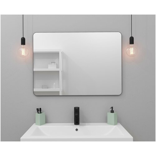 Зеркало Ferro 50х70 см цвет чёрный