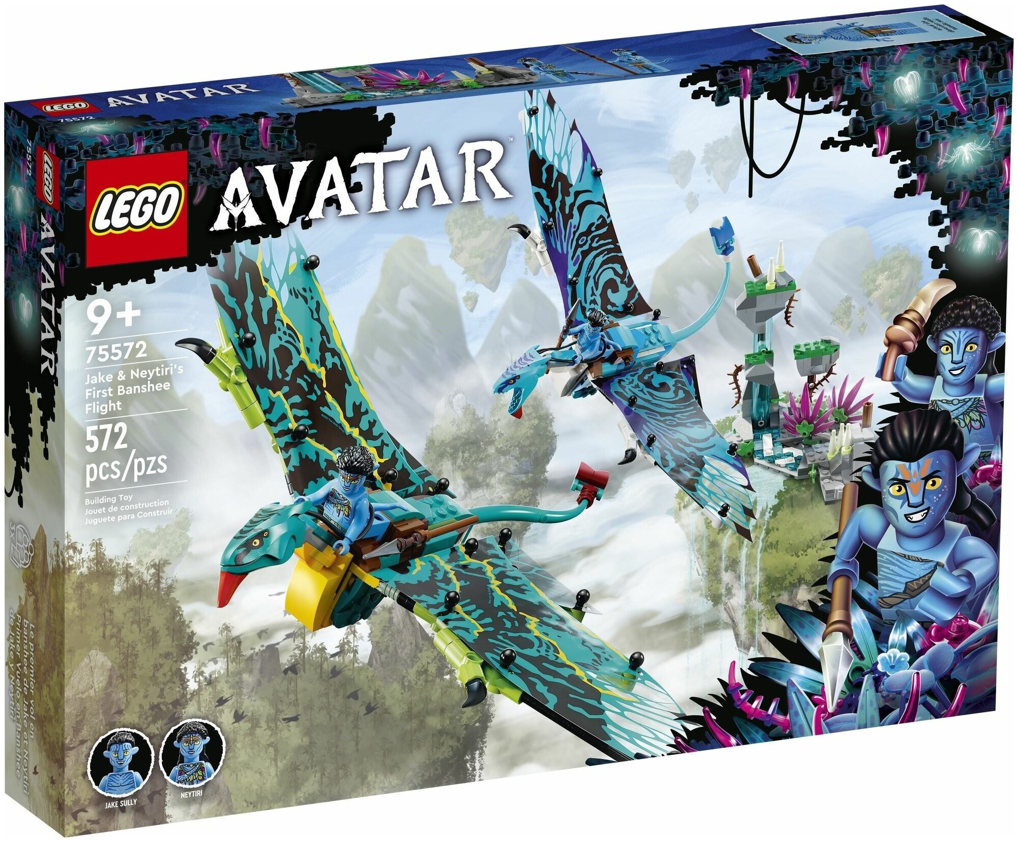 Конструктор LEGO Avatar, Jake & Neytiri’s First Banshee Flight 75572