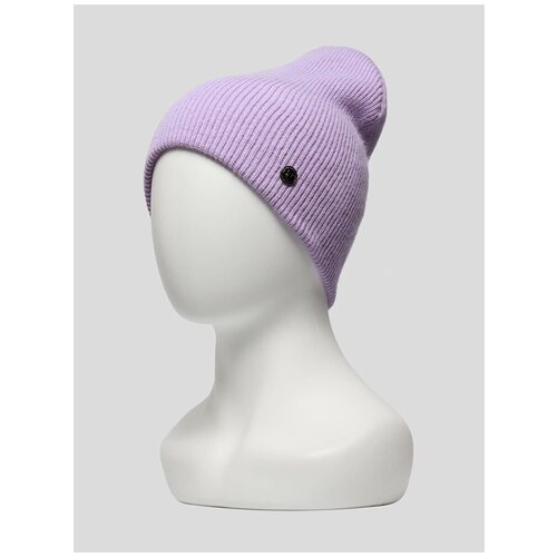 Шапка бини VITACCI, размер OS, фиолетовый шапка бини vitacci шерсть утепленная размер os черный