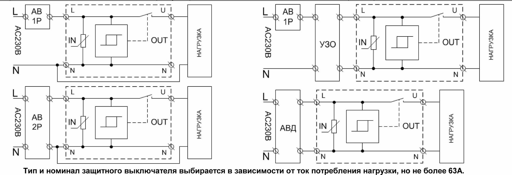 Меандр Устройство защиты от дугового пробоя УЗДП-63М УХЛ4 A8302-19912639