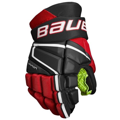 перчатки хоккейные bauer vapor 3x s22 jr р 11 черно белый 1059964 Перчатки Bauer Vapor 3X S22 JR BKR (1059964) (11)