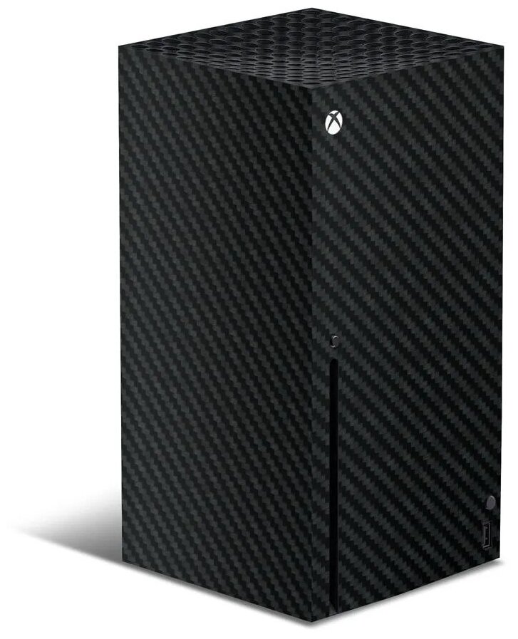 Защитная наклейка для игровой приставки Microsoft Xbox Series X - Черный карбон