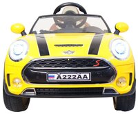 RiverToys Автомобиль Mini Cooper A222AA yellow