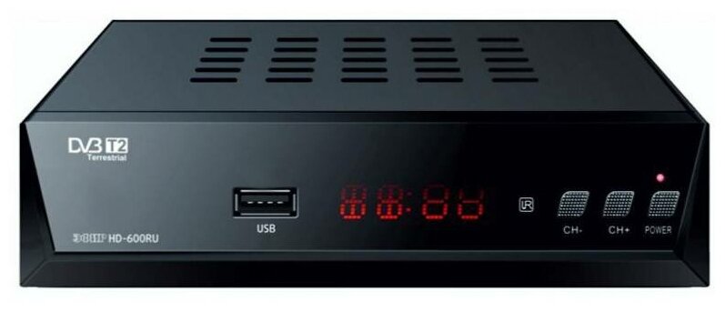 Ресивер DVB-T2 СИГНАЛ Эфир HD-600RU, черный [20200] - фото №12