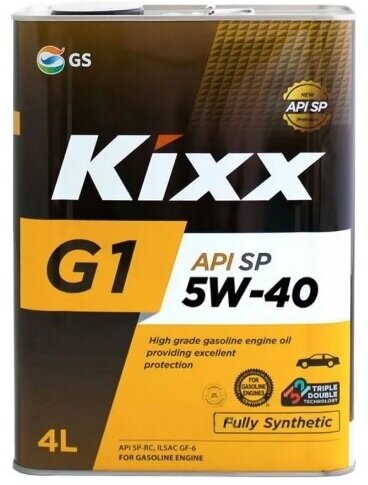 Масло моторное синтетика KIXX G1 5W40 API SP 4л
