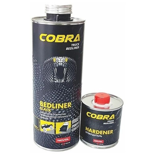 NOVOL Cobra Защитное покрытие (черный) 0,6 + 0,2 л.