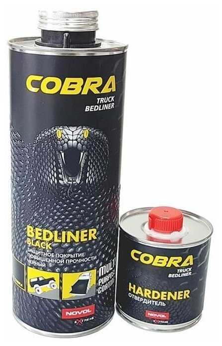 NOVOL Cobra Защитное покрытие (черный) 06 + 02 л.