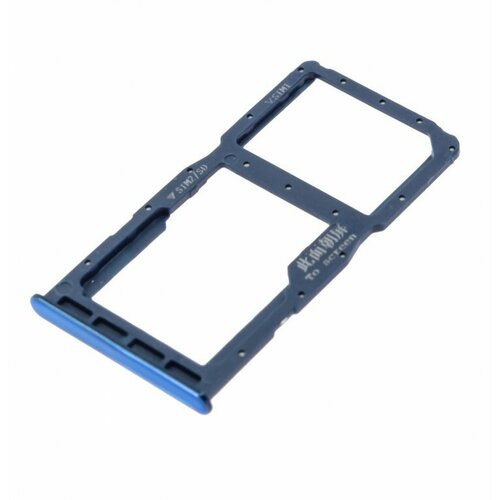 Держатель сим карты (SIM) для Huawei P30 Lite/Nova 4e 4G (MAR-LX1M/MAR-AL00) Honor 20S 4G (MAR-LX1H) синий держатель сим карты сим лоток для huawei honor 8 lite huawei p8 lite 2017 синий