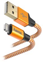 Кабель HAMA USB - Apple Lightning Reflective 1.5 м синий