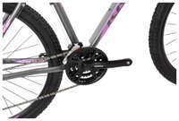 Горный (MTB) велосипед Kross Lea 5.0 27 (2018) graphite/violet matte 19" (требует финальной сборки)