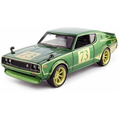 Модель машины 1:24 MAISTO DESIGN Nissan Skyline 200GT-R(KPGC 110) 1973 32539 склеиваемая пластиковая модель автомобиль nissan skyline gts r r31 limited edition масштаб 1 24