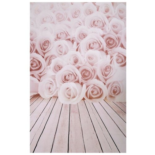 Фотофон винил Розы стенапол 80х125 см 810₽