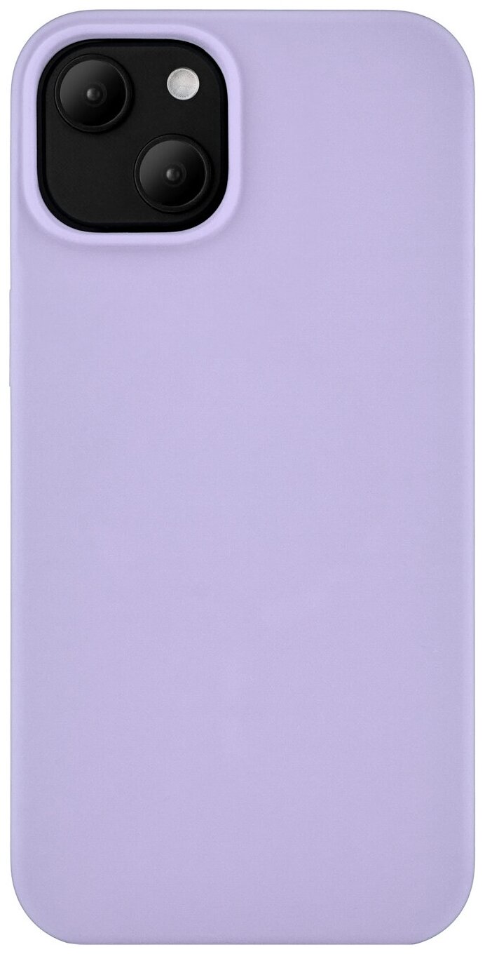 Чехол защитный uBear Touch Case для iPhone 14, силикон, софт-тач, фиолетовый