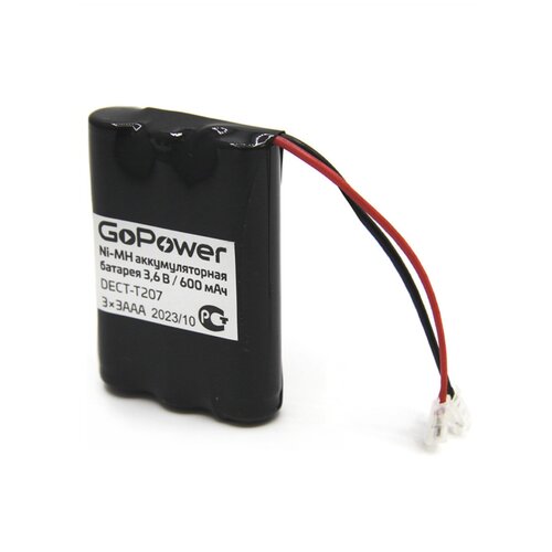 Аккумулятор для радиотелефонов GoPower T207 PC1 NI-MH