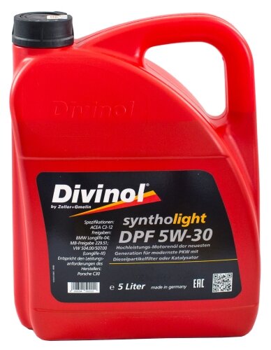 Divinol syntholight dpf 5w-30 motorenöl 5l Divinol 49180K007