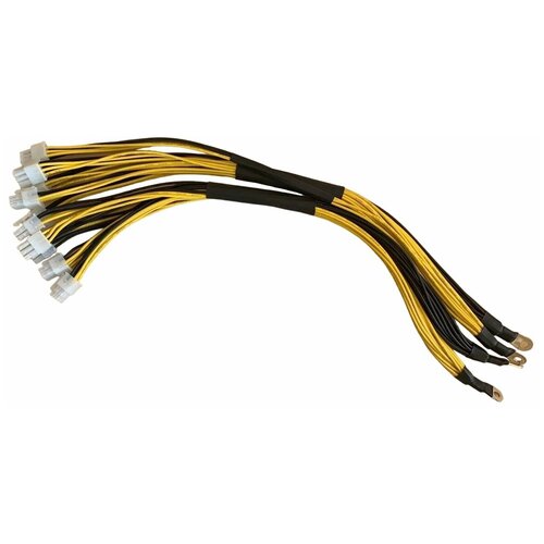 Силовой провод кабель питания для блоков асик майнеров и др. 1200w 1600w output wire 6pin pcie powers connector for bitmain antminer apw3 apw3 apw3 apw7 psu l3 d3