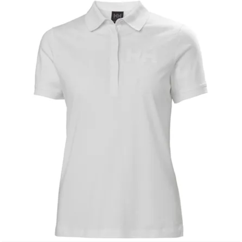 Поло (блузка) женское, Helly Hansen, W SIREN ORGANIC COTTON POLO, цвет белый, размер M