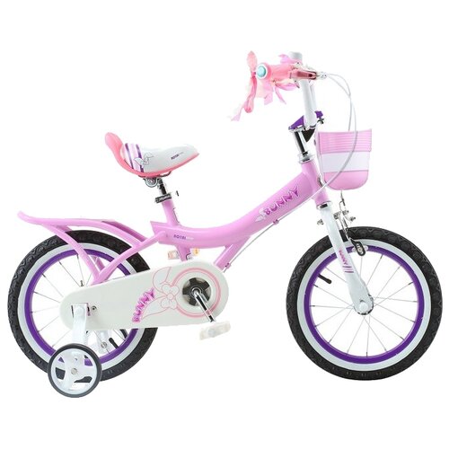 фото Детский велосипед royal baby rb16g-4 bunny girl steel 16 фуксия (требует финальной сборки)