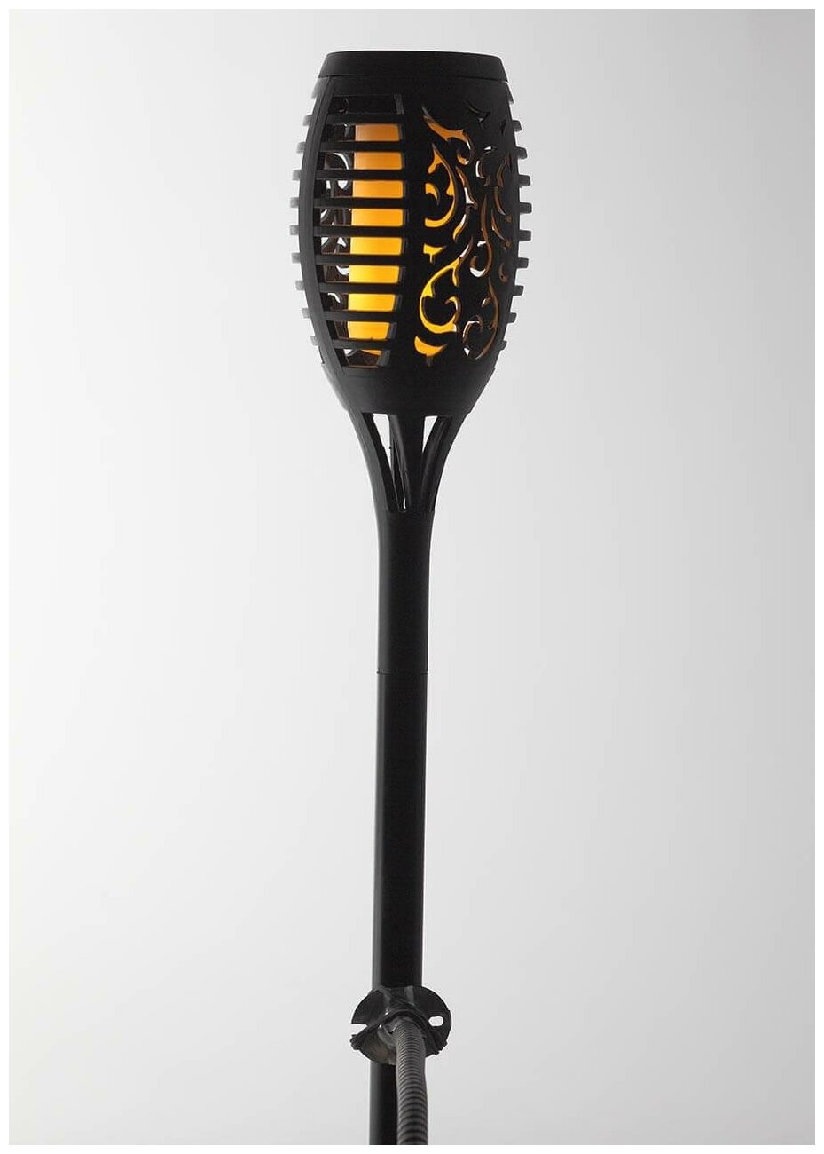 ЭРА Садовый светильник Факел ERASF012-35 светодиодный, 1.2 Вт, цвет арматуры: черный, цвет плафона черный, 1 шт. - фотография № 6