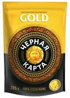 Кофе растворимый Черная карта Gold, пакет 200 г