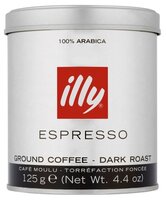 Кофе молотый Illy Espresso темная обжарка 125 г