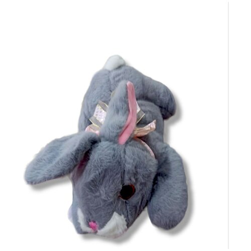 Мягкая игрушка Кролик с бантиком 40 см