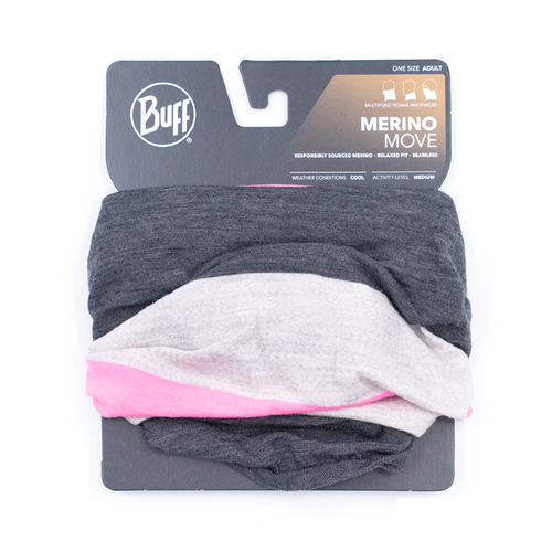 фото Бандана buff merino move grey (us:one size)