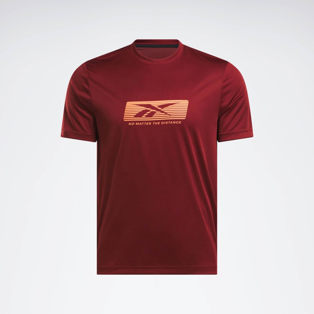 Футболка Reebok No Matter The Dist Gfx, размер XL INT, бордовый — фото 1