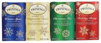 Чай Twinings Holiday herbal tea variety pack Special edition в пакетиках набор их 4 коробок, 80 шт.