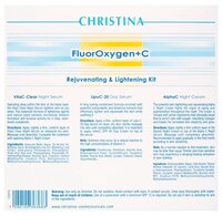 Christina FLUOROXYGEN + C REJUVENATING & BRITENING KIT Набор препаратов для лица: Дневная сыворотка 