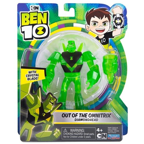 Ben 10 Фигурка Алмаз с высотой 12.5 см с аксессуаром OUT OF THE OMNITRIX DIAMONDHEAD / 76157