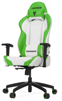 Компьютерное кресло Vertagear S-Line SL2000 , обивка: искусственная кожа , цвет: белый/зеленый